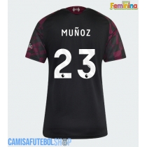 Camisa de time de futebol Liverpool Victor Munoz #23 Replicas 3º Equipamento Feminina 2026-27 Manga Curta